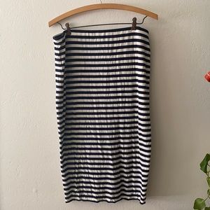 Vince Camuto Striped Pencil Skirt